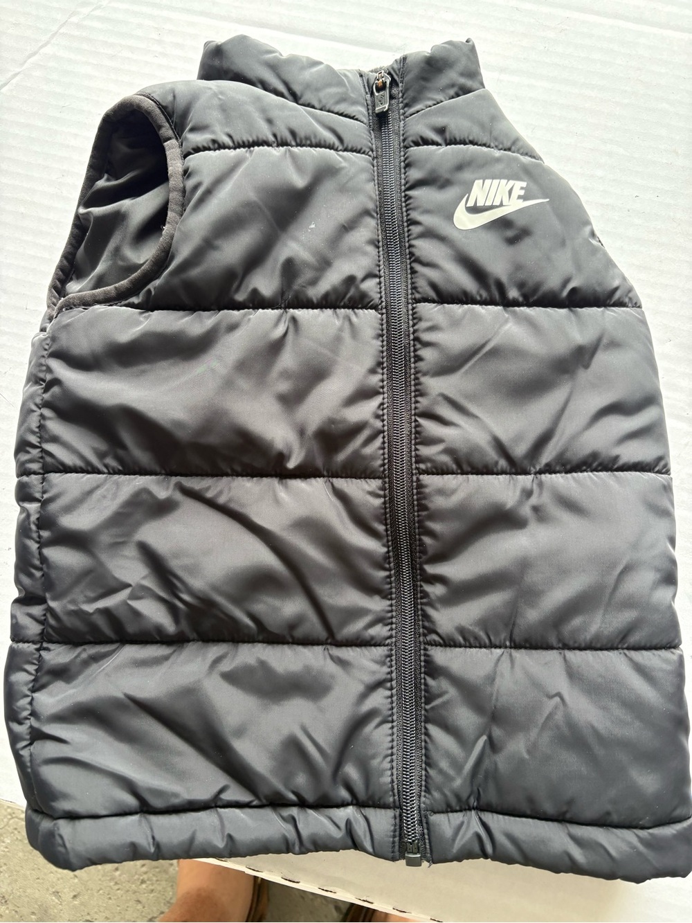 Nike Kids Black Quilted Puffer Vest-Size 4T